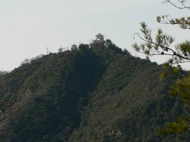 山頂の岐阜城