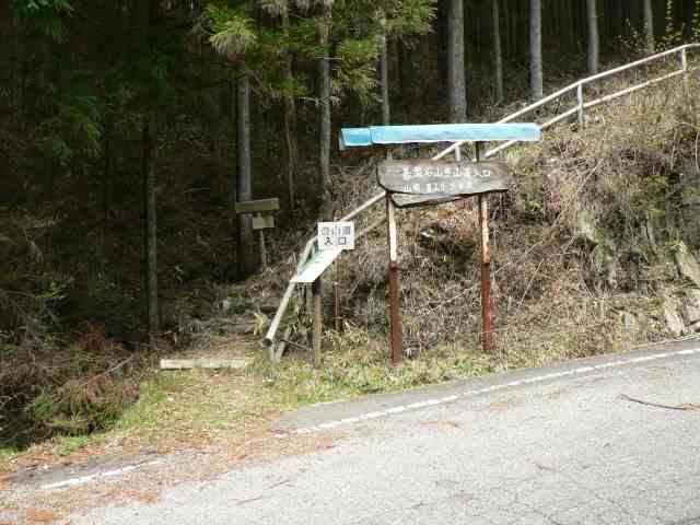 透き通っている川へは橋の手前から下りられる