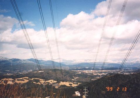 北も雲でよく見えない