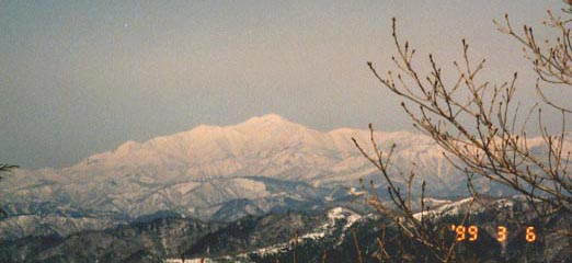 ここからの「白山」は素晴らしい